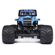 Load image into Gallery viewer, 1/18 Mini LMT Son Digger 2S 4X4 RTR Brushed Monster Truck Battery & Charger Included Blue LOS01026T2