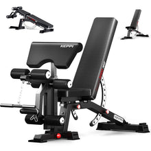 Load image into Gallery viewer, KeppiFitness Adjustable Weight Bench, Bench3000 MAX Heavy Duty Workout Bench Press with Leg Extension and Preacher Pad for Home Gym Fitness, Flat Incline Decline Sit Up Bench