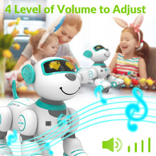 Load image into Gallery viewer, Remote Control Robot Dog Toy for Kid, Programmable Robotic Puppy, Interactive Robotic Dog