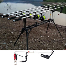 Load image into Gallery viewer, QCdeSoulBLV Bite Alarms Led, Carp Fishing Swingers Illuminated Bite Indicator Fishing Alarm Component with Hard Handle 4PCS, Swingers Indicator