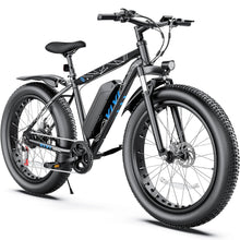 Load image into Gallery viewer, Electric Bike 26" x 4.0 Fat Tire Electric Bicycle, Peak 1000W Electric Mountain Bike, 48V 13AH Lithium-Ion Battery, 25MPH, Up to 60 Miles