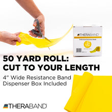 Load image into Gallery viewer, THERABAND Resistance Band, Yellow, Light, 50-Yard Roll, Elastic Band