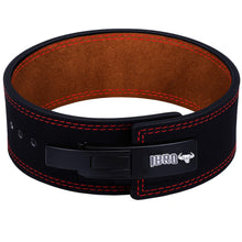 Load image into Gallery viewer, IBRO Powerlifting Lever Gym Belt - 10MM BlackTan S
