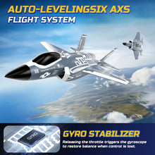 Load image into Gallery viewer, DEERC F35 4 Channel Brushless RC Plane for Adults Remote Control Airplane EDF Fighter Jet