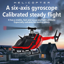 Load image into Gallery viewer, Remote Controlled Helicopter C138 Custom Color RC Helicopter Single Wing Without aileron 6CH 6-axis Gyroscope Height Hovering (Black)