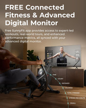 Load image into Gallery viewer, Sunny Health & Fitness Magnetic Rowing Machine