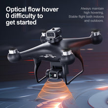 Load image into Gallery viewer, GPS Drone with Screen Controller, Two-batteries, Brushless Motor, Altitude Hold, One Key Take Off/Landing, with Black Outdoor Carrying Case (Black - 2 batteries)