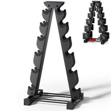 Load image into Gallery viewer, Dumbbell Rack Stand Only, Compatible with Peloton Weights, Ergonomic Weight Rack