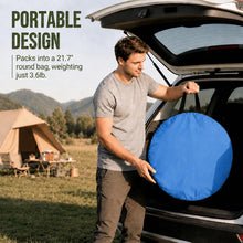 Load image into Gallery viewer, Wolfwise Pop Up Shower Tent for Camping Essentials, Portable Instant Changing Tent with Ventilation Window & Carry Bag, Privacy Dressing Room Bathroom Toilet for Beach & Outdoor, Spacious, Blue