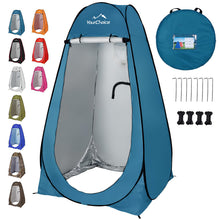 Load image into Gallery viewer, Your Choice Pop-Up Shower Tent, 47.2W"x74.8"H Changing Tent - Forest Blue