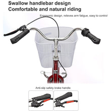 Load image into Gallery viewer, Red, Adult Tricycles, Pedal Tricycle with Front and Rear Removable Baskets, Outward-Facing Toe and Rollover Prevention