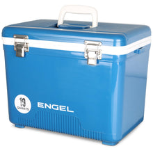 Load image into Gallery viewer, Engel UC19 19qt Leak-Proof, Air Tight, Drybox Cooler and Small Hard Shell Lunchbox for Men and Women in Elemental Blue