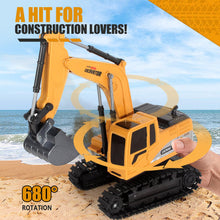 Load image into Gallery viewer, Remote Control Excavator Toys for Boys, RC Excavator Toy