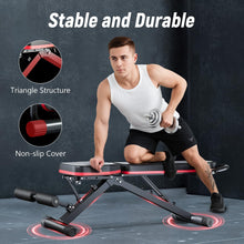 Load image into Gallery viewer, 2026 Adjustable Weight Bench - 1000LBS Foldable Bench Press Workout Bench for Home Gym, Roman Chair & Incline Decline Flat Sit Up, Heavy Duty Full Body Dumbbell Fitness Bench