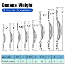 Load image into Gallery viewer, THKFISH Fishing Weights Sinkers/trolling sinkers (6OZ), sliver