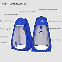 Load image into Gallery viewer, Your Choice Pop-Up Shower Tent, 47.2"Wx82.7"H Changing Tent - Blue