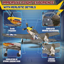 Load image into Gallery viewer, LEAMBE Brushless 4 Channel RC Plane, Ready to Fly Aerobatic Aircraft, Easy Control