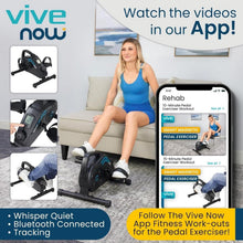 Load image into Gallery viewer, Vive Under Desk Exercise Bike - Black