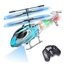 Load image into Gallery viewer, TERRAMUS Remote Control Helicopter for Kids, 2.4G Altitude Hold RC Helicopters with LED Light & Gyro, Radio Controlled Aircraft Indoor Toy with 3.5 Channel High Low Speed for Boys Beginner