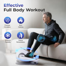 Load image into Gallery viewer, HJDFGSS Under Desk Elliptical Machine, Electric Leg Exerciser While Sitting for Seniors with Remote Control, Quiet Portable Seated Pedal Exerciser, Auto & Manual Mode, 10 Speeds for Home Office(White)