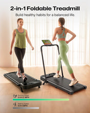 Load image into Gallery viewer, UREVO Strol 2E Smart 2-in-1 Folding Walking Pad Treadmill - Black