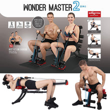 Load image into Gallery viewer, BODY RHYTHM 22 in 1 Wonder Master Core & Abdominal Workout Equipment, Foldable & Adjustable Rowing Machine