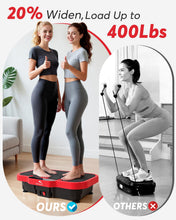 Load image into Gallery viewer, Zoomsnail Vibration Plate Exercise Machine, 8000 Vibrations/min Adjustable Fitness Platform, 400 Lbs Capacity Extra Large Size Vibrating Platform with Bluetooth for Weight Loss, Women & Men, Valentine