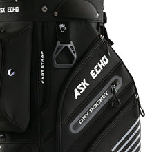 Load image into Gallery viewer, ASK ECHO T-Lock 3.0 Golf Cart Bag, Quiet 14-Way Full-Length Divider (Black)