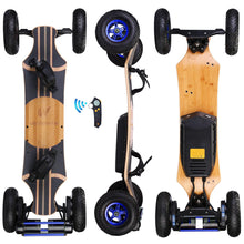 Load image into Gallery viewer, Electric Skateboard, Off-Road All Terrain Electric Longboard for Adults, 3300W Dual Motor Electric Mountain Board with LCD Remote, 15 Miles