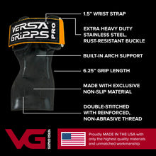 Load image into Gallery viewer, Versa Gripps Pro, Wrist Straps for Weightlifting Alternative, SM, Camo
