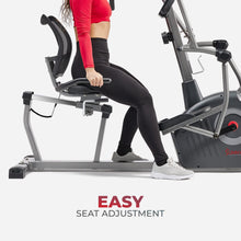 Load image into Gallery viewer, Sunny Health & Fitness Elite Recumbent Cross Trainer & Elliptical Machine