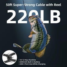 Load image into Gallery viewer, Underwater Fishing Camera 1080P HD 4.3" IPS 50ft Cable for Lake Ice Kayak