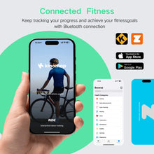 Load image into Gallery viewer, BARWING Stationary Exercise Bike for Home Workout, 5 IN 1 Foldable Indoor Cycling Bike App-X2-Grey