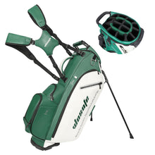 Load image into Gallery viewer, wosofe 14-Way Golf Stand Bag, Waterproof PU Leather, Forest Green Tour