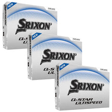 Load image into Gallery viewer, Srixon Q-Star Ultispeed Golf Balls, 36 Pack (White)