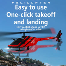 Load image into Gallery viewer, Remote Controlled Helicopter C138 Custom Color RC Helicopter Single Wing Without aileron 6CH 6-axis Gyroscope Height Hovering (Black)