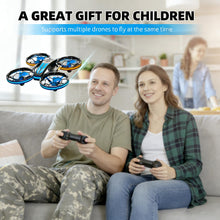 Load image into Gallery viewer, Drones - RC Drone with Auto Hovering and Headless Mode, Quadcopter with LED Light, Propeller Full Protect, 3D Flips, 3 Batteries, Remote Control, Best Gifts