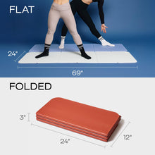 Load image into Gallery viewer, Stakt The Original Foldable Yoga Mat, Premium Foldable Exercise & Workout Mat with Non-Slip Surface, Lightweight Portable for Studio or Home Use, As Seen on Shark Tank - Terracotta
