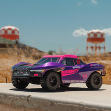 Load image into Gallery viewer, RC Truck 1/10 Fury 2wd 223S BLX Brushless Short Course Truck RTR (Battery and Charger Not Included) with DSC, Purple