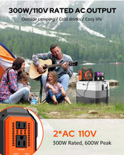 Load image into Gallery viewer, Portable Solar Generator, 300W Portable Power Station with 40W Solar Panel