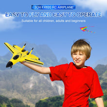 Load image into Gallery viewer, RC Airplane 2CH RC Plane Ready to Fly 2.4GHz Remote Control Plane SU35 RC Jet Easy to Fly Airplane Toys(Yellow