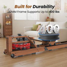 Load image into Gallery viewer, Water Rowing Machine for Home Use - Wooden