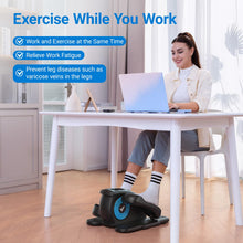 Load image into Gallery viewer, MERACH Under Desk Elliptical Machine, Leg Exerciser While Sitting for Seniors Adults Fully Assembled, Elliptical Exercise Machine Portable Electric Pedal with Remote Control&12 Auto Mode