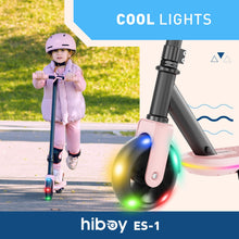 Load image into Gallery viewer, Electric Scooter for Kids Ages 4-8, LED Light-Up Wheels & Side Lights, 5MPH Safe Speed, 6 Miles Range, Easy Kick-Start, Scratch-Proof Curved Edges