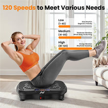 Load image into Gallery viewer, AXV Vibration Plate Fitness Platform Exercise Machine Vibrating Shaking Full Body Shaker Workout Vibrate Stand Shake Board Sport for Weight Loss Fat Burner for Gym Home Office