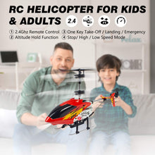Load image into Gallery viewer, Remote Control Helicopter with Altitude Hold, Mini RC Helicopter for Adults Kids, One Key take Off/Landing and 2 Batteries