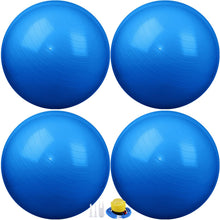 Load image into Gallery viewer, Leyndo 4 Pcs 26 Inch Yoga Exercise Ball Pilates Pregnancy Birthing Fitness Ball -(Blue)