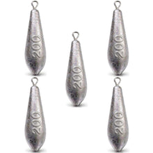 Load image into Gallery viewer, MLYLM Teardrop Drop Shot Sinkers, Lead Fishing Weights, Bass Catfish Surf