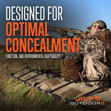 Load image into Gallery viewer, ALPS OutdoorZ Alpha Waterfowl Blind - Durable Hunting Blind in Tan, with Push Open Shooting Doors, Full-Length Side Access, Removable Gun Rests, Mesh Pockets, and Dog Doors