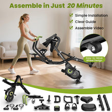Load image into Gallery viewer, Birdfeel Foldable Exercise Bike, Multifunctional Indoor Stationary Bikes (Light Green)
